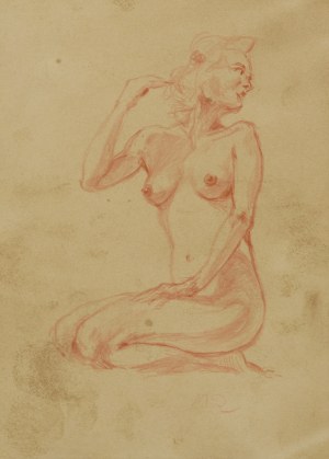 Michał Maksymilian REKUCKI (1884-1971), Akty kobiece - zestaw 5 rysunków