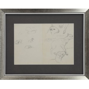 Jan STYKA (1858–1925), *The Lambs*—sketches for *Golgotha*