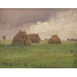 Ivan TRUSZ (1869–1940), Before the Storm—Landscape with Sheaves