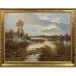 Marceli HARASIMOWICZ (1859–1935), Landscape with Wetlands, 1917