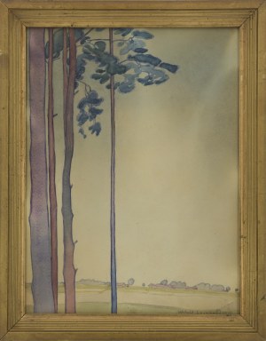 Witold LEONHARD (1890-1947), Sosny, 1917