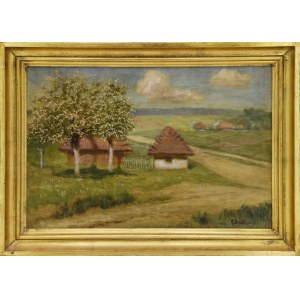 Roman BRATKOWSKI (1869–1954), Landscape with Apple Trees in Bloom
