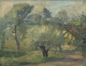 Zdzisław PRZEBINDOWSKI (1902-1986), Pejzaż wiosenny, 1940