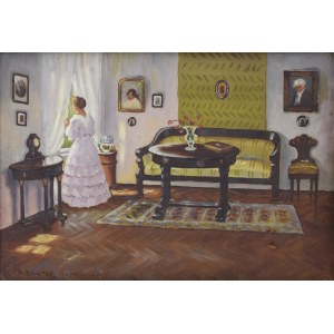 Bronisława RYCHTER-JANOWSKA (1868–1953), In the Parlor—Waiting