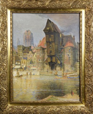 Theodor URTNOWSKI (1881-1963), Żuraw w Gdańsku, ok. 1900-1906