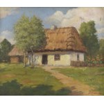 Jerzy MAKAREWICZ (1907-1944), Wiejska, bielona chata