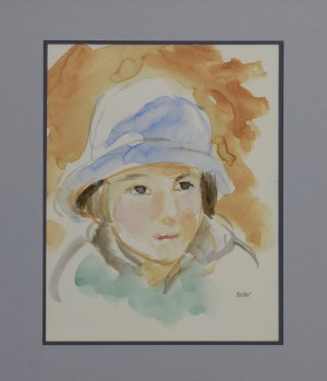 Wojciech WEISS (1875-1950), Hanusia w kapeluszu, 1926