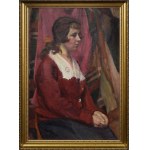 Kasper POCHWALSKI (1899-1971), Siedząca dziewczyna, 1927
