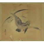 Ohara KOSON (1877-1945), Gęsi w locie [On the Wing, Geese at Full Moon]