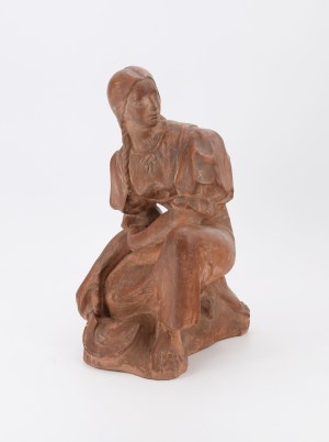 Józef MAREK (1922-2020), Dziewczyna z sierpem, 1949