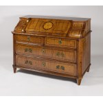 Classical-style secretary desk
