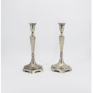 Stefan JELONEK (active from 1931 to 1940?), Pair of candlesticks