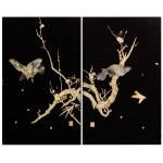 Two decorative panels