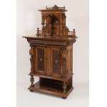 Eclectic sideboard with a top piece