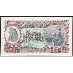 Albania, People's Socialist Republic, 1.000 Leke 1957