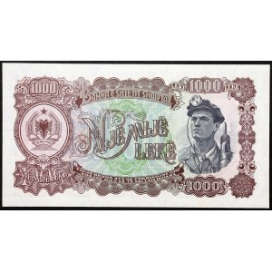 Albania, People's Socialist Republic, 1.000 Leke 1957