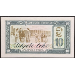 Albania, People's Socialist Republic, 10 Leke 1976