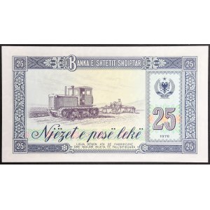 Albania, People's Socialist Republic, 25 Leke Specimen 1976