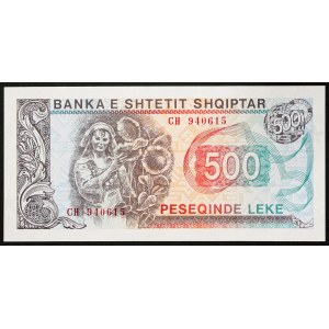 Albania, Republic, 500 Leke 1991