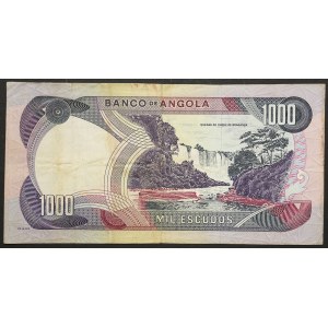Angola, Portuguese Colony, 1.000 Escudos 24/11/1972