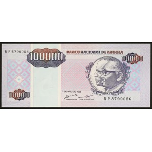 Angola, Republic, 100.000 Kwanzas 01/05/1995