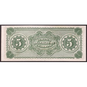 Argentina, Republic, 5 Pesos Fuertes n.d. (1869)