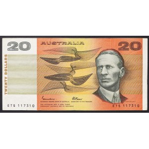 Australie, Royaume, 20 dollars, sans date (1979)