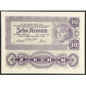 Austria, First Republic, 10 Kronen 02/01/1922