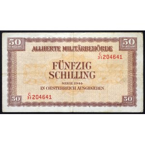Austria, Allied Military Command, 50 Schilling 1944