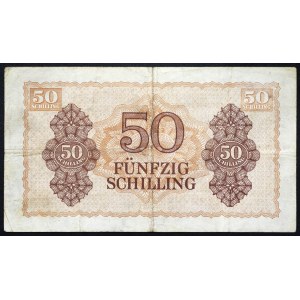 Austria, Allied Military Command, 50 Schilling 1944