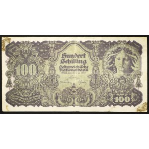 Austria, Second Republic, 100 Schilling 29/05/1945