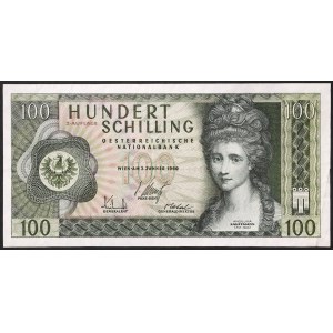 Austria, Second Republic, 100 Schilling 2/1/1969 (1981)