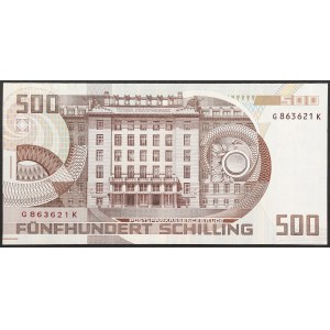 Austria, Second Republic, 500 Schilling 01/07/1985