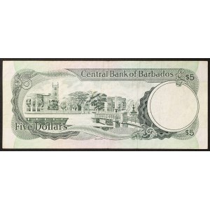 Barbados, 5 dollari s.d. (1993)