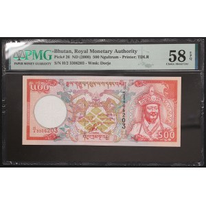 Royaume du Bhoutan, 500 ngultrums, 2000