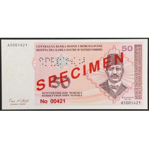 Bosnia and Herzegovina, Serbian Republic, 50 Maraka Specimen n.d. (2002)