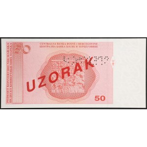 Bosnia and Herzegovina, Serbian Republic, 50 Maraka Specimen n.d. (2002)