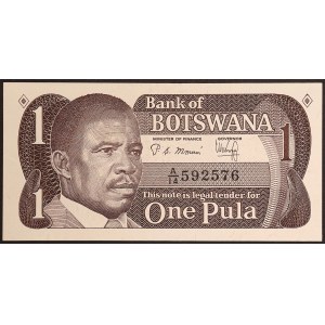 République du Botswana, 1 pula, sans date (1983)