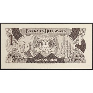 République du Botswana, 1 pula, sans date (1983)