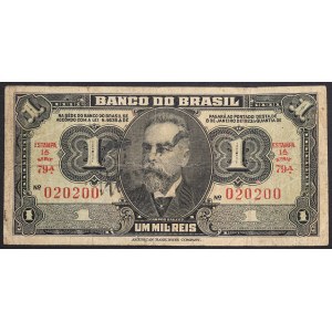 Brazil, Republic, 1.000 Reis 1923
