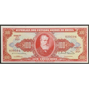 Brazil, Republic, 100 Cruzeiros n.d. (1963)