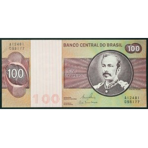 Republik Brasilien, 100 Cruzeiros, ohne Datumsangabe (1970–81)