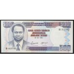 Burundi, Republic, 500 Francs 1995