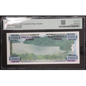 Burundi, Republic, 2.000 Francs 2001