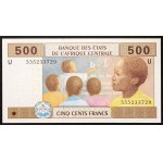 République du Cameroun, 500 francs, 2002