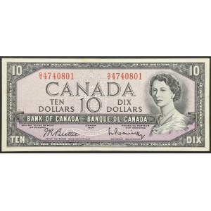 Canada, 10 Dollars 1954
