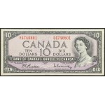 Canada, 10 Dollars 1954