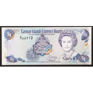 Cayman Islands, British Colony, 1 Dollar 1996