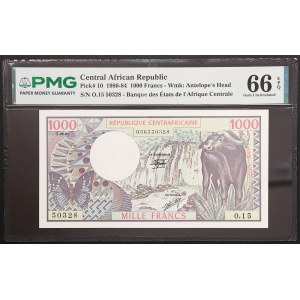 Central African Republic, 1.000 Francs 1981