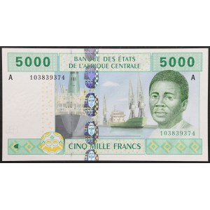 Stati dell'Africa centrale, Gabon, 5.000 franchi s.d. (2000-)